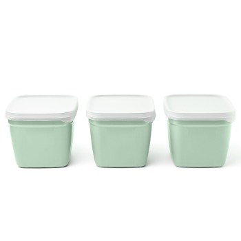 pojemniki do żywności, pojemniki do zamrażarki, pojemniki do lodówki, Pojemniki Amuse Optifridge™ BIO, pojemniki z trzciny cukrowej, pojemniki ekologiczne, Amuse A-000414, pojemniki BPA Free