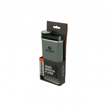 Piersiówka stalowa CLASSIC - HAMMERTONE GREEN 0,23L / Stanley