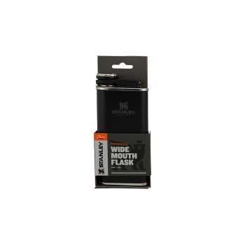 Piersiówka stalowa CLASSIC - MATTE BLACK 0,23L / Stanley