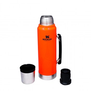 Termos LEGENDARY CLASSIC Blaze Orange 1L Stanley 10-08266-032, termos Stanley, Stanley Classic, termos 1L