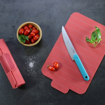 Składana deska kuchenna Roll - Coral / Trebonn