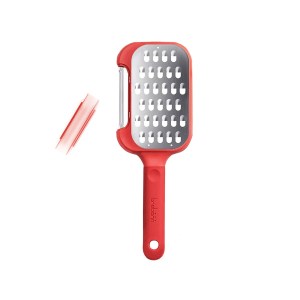 tarka z obieraczką, tarka obieraczka 2w1, narzędzie do obierania i tarcia, Tarka Peel Grate, tarka Trebonn, tarka coarse, tarka duże oczka