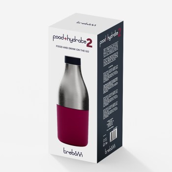 butelka na wodę z pojemnikiem, pojemnik na wodę i jedzenie, butelka pojemnik na jedzenie, butelka termiczna na wodę, butelka termos