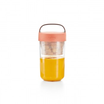 pojemnik jar to go, pojemnik lekue, słoik na lunch, słoik do pracy, słoik z pojemnikiem na sos, pojemnik na sałatkę, słoik lekue, pojemnik na pudding chia, pojemnik na muesli do pracy, plastikowy słoik na lunch, plastikowy pojemnik na lunch, BPA free, po
