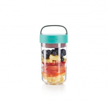 pojemnik jar to go, pojemnik lekue, słoik na lunch, słoik do pracy, słoik z pojemnikiem na sos, pojemnik na sałatkę, słoik lekue, pojemnik na pudding chia, pojemnik na muesli do pracy, plastikowy słoik na lunch, plastikowy pojemnik na lunch, BPA free, po