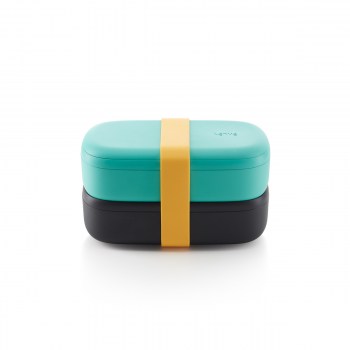 lunchbox, turkusowy lunchbox, pojemnik na lunch, kolorowy lunchbox, lunchbox BPA free, lanczbox, lunch box, lunchbox do pracy, szczelny lunchbox, pojemnik na obiad do pracy, dwupoziomowy lunchbox, lunchbox TO GO, TO GO lekue, pojemnik bento, bento box mo