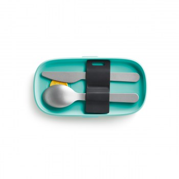 lunchbox, turkusowy lunchbox, pojemnik na lunch, kolorowy lunchbox, lunchbox BPA free, lunchbox Lekue, lunchbox do pracy, szczelny lunchbox, pojemnik na obiad do pracy, dwupoziomowy lunchbox, lunchbox TO GO, TO GO lekue