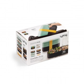 lunchbox, turkusowy lunchbox, pojemnik na lunch, kolorowy lunchbox, lunchbox BPA free, lanczbox, lunch box, lunchbox do pracy, szczelny lunchbox, pojemnik na obiad do pracy, dwupoziomowy lunchbox, lunchbox TO GO, TO GO lekue, pojemnik bento, bento box mo