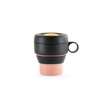 kubek ekologiczny, kubek stojo, składany kubek, silikonowy składany kubek, kubek turystyczny, kubek wielorazowy, kubek Lekue, kubek zero waste, kubek to go, kubek silikonowy, 