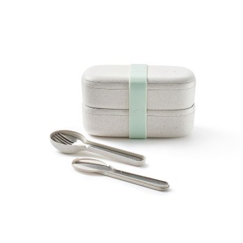 Metalowe sztućce w etui TO GO ORGANIC / Lekue