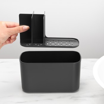 brabantia, pojemnik do łazienki, pojemnik na przybory toaletowe, porządek w łazience, renew