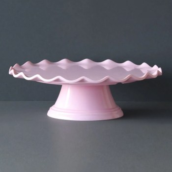 Patera z falistym brzegiem PINK 27.5 cm / ALLC