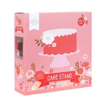 Patera z falistym brzegiem PINK 27.5 cm / ALLC