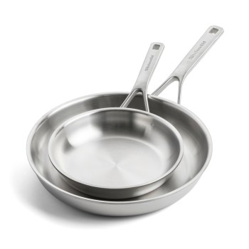 patelnia KitchenAid, patelnie KitchenAid, patelnia stal nierdzewna, patelnia ze stali nierdzewnej, Multi-Ply Stainless Steel KitchenAid, patelnia 3-warstwowa, KitchenAid CC004915-001