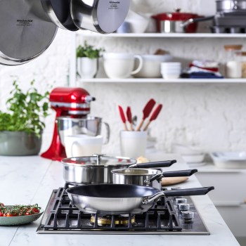 patelnia KitchenAid, patelnia z powłoką ceramiczną, KitchenAid CC005701-001, patelnia 24cm, patelnia kuchenka indukcyjna