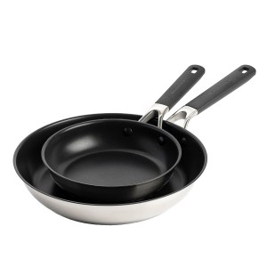 CC005706-001 KitchenAid, patelnie stalowe, patelnie z powłoką ceramiczną, komplet patelni, zestaw patelni, patelnie KitchenAid Classic, powłoka nonstick