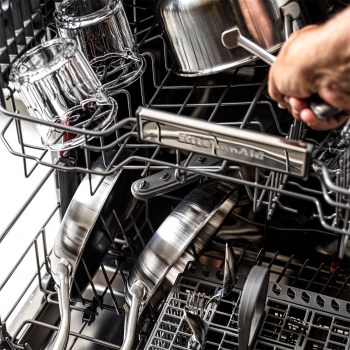 patelnia KitchenAid, patelnie KitchenAid, patelnia stal nierdzewna, patelnia ze stali nierdzewnej, Multi-Ply Stainless Steel KitchenAid, patelnie 3-warstwowe, KitchenAid CC006065-001, patelnie KitchenAid z powłoką ceramiczną