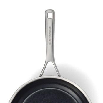KitchenAid patelnie 3-warstwowe stalowe z powłoką 24 cm, 28 cm