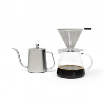 zestaw do kawy przelewowy, zestaw slow coffee, dripper, LV113012 Leopold Vienna, zestaw do kawy, zestaw z dripem do kawy, dripper, slow coffee, dystrybutor Leopold Vienna, hurtownia Leopold Vienna