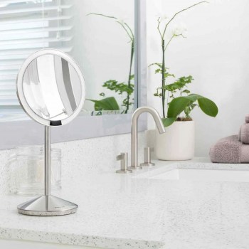 Lustro sensorowe bezprzewodowe - mini z pokrowcem / simplehuman