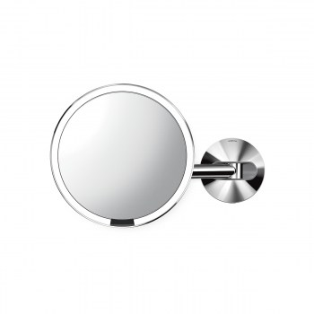 lustro powiększenie 5-krotne, lusterko kosmetyczne, lusterko sensorowe simplehuman, lusterko 20 cm, lusterko simplehuman, lusterko do makijażu led, lusterko podświetlane do makijażu, lusterko powiększające, podświetlane lusterko kosmetyczne, lusterko kos