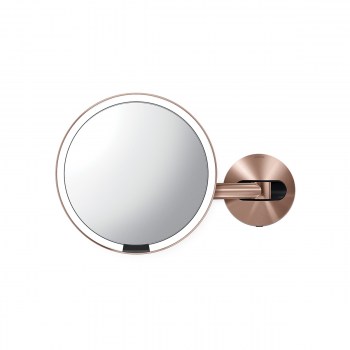 lustro powiększenie 5-krotne, lusterko kosmetyczne, lusterko sensorowe simplehuman, lusterko 20 cm, lusterko simplehuman, lusterko do makijażu led, lusterko podświetlane do makijażu, lusterko powiększające, podświetlane lusterko kosmetyczne, lusterko kos