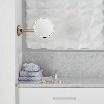lustro powiększenie 5-krotne, lusterko kosmetyczne, lusterko sensorowe simplehuman, lusterko 20 cm, lusterko simplehuman, lusterko do makijażu led, lusterko podświetlane do makijażu, lusterko powiększające, podświetlane lusterko kosmetyczne, lusterko kos