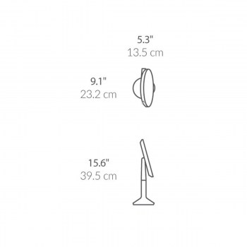 lustro powiększenie 5-krotne, lustro powiększenie x 10, lusterko kosmetyczne, lusterko sensorowe simplehuman, lusterko 20 cm, lusterko simplehuman, lusterko do makijażu led, lusterko podświetlane do makijażu, lusterko powiększające, podświetlane lusterko